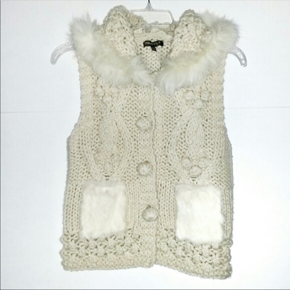 CHAUDRY KC FUR LINED VEST